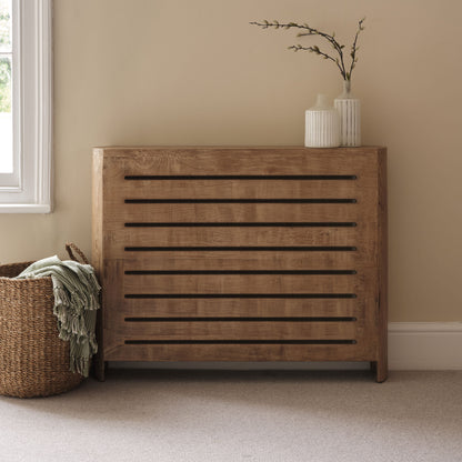 Asha Medium Radiator Cover - Almond Brown - Laura James 