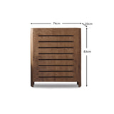 Asha Small Radiator Cover - Almond Brown - Laura James 