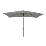 Ashby 4 Seater Wooden Rectangular Garden Dining Set with Grey Parasol - 120cm - Laura James