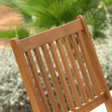 Ashby Set of 2 Armless Wooden Folding Chairs - Laura James