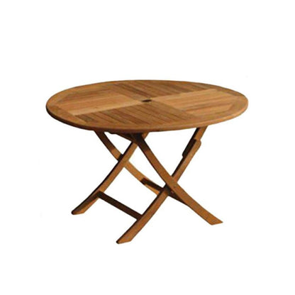 Ashby 6 Seater Round Wooden Dining Set - 130cm - Laura James