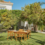 Aspen Outdoor Extendable Dining Set - With 4 Chairs - Laura James