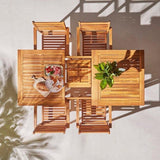 Aspen Outdoor Extendable Dining Set - With 4 Chairs - Laura James
