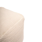 OUTLET - Atcham Wool & Cotton Ottoman Stool - Clay/Natural