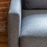 Ava 2 Seater Charcoal Sofa - Laura James
