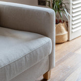 Ava 3 Seater Beige Sofa - Laura James