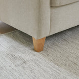 Ava Corner Sofa - Left Hand - Sand with Pale Oak Legs - Laura James