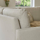 Ava Corner Sofa - Left Hand - Sand with Pale Oak Legs - Laura James