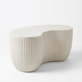 Sohan Kidney Garden Coffee Table - Sand - 84cm - Laura James