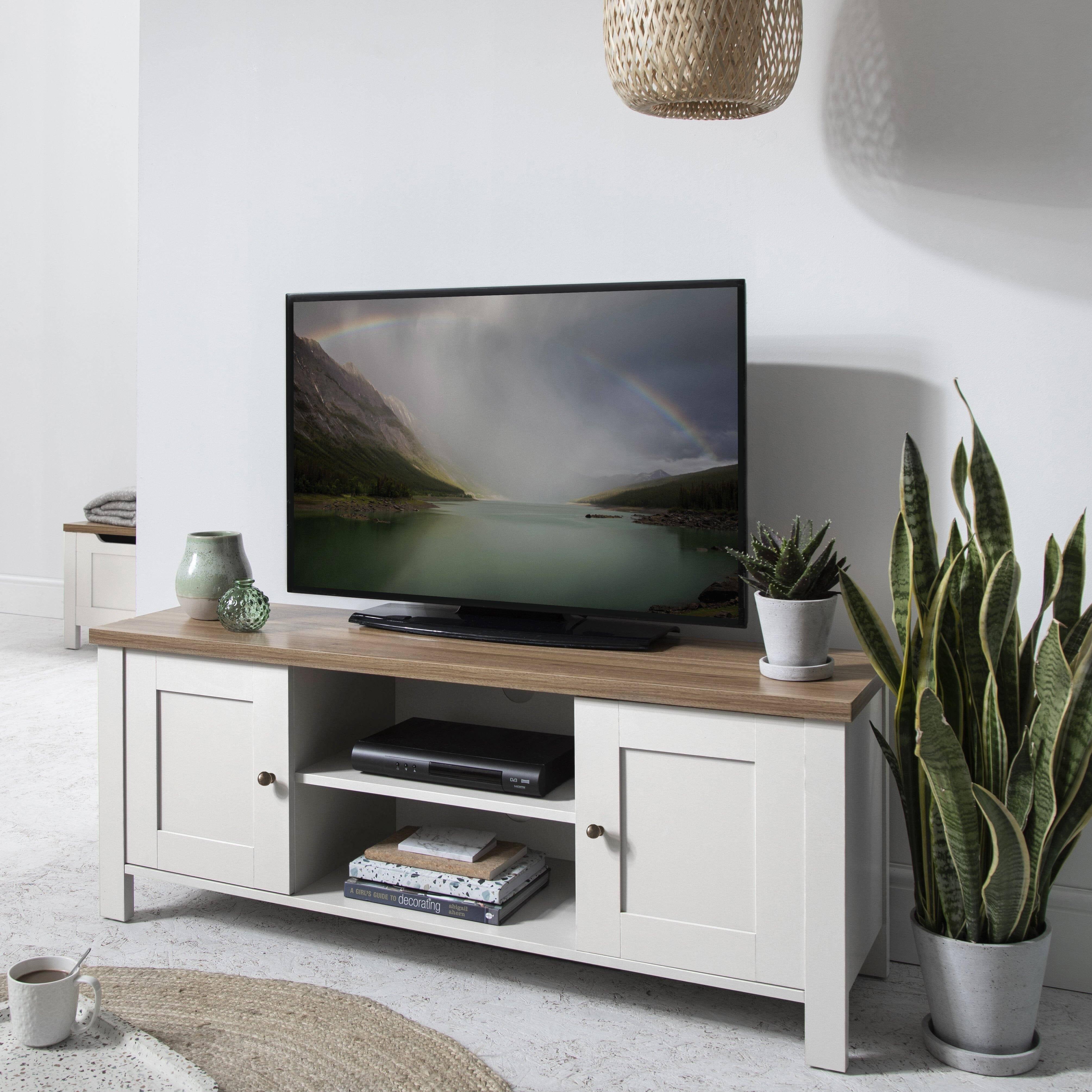 Bampton White TV Unit Laura James