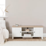Bampton Alabaster White TV Unit - Laura James