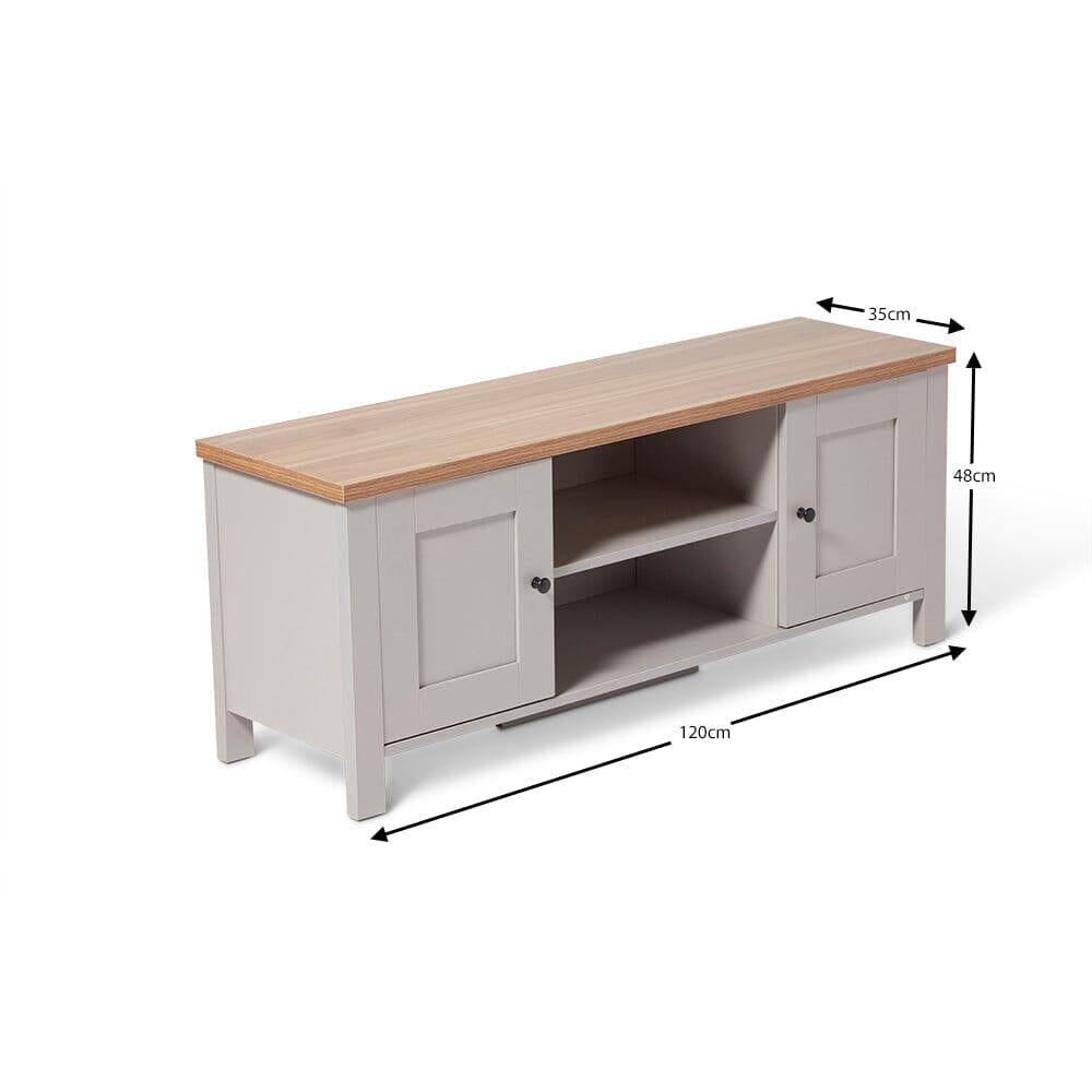 Bampton Stone Grey TV Unit