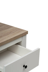 Bampton 3 Drawer Console Table - Alabaster White - Laura James