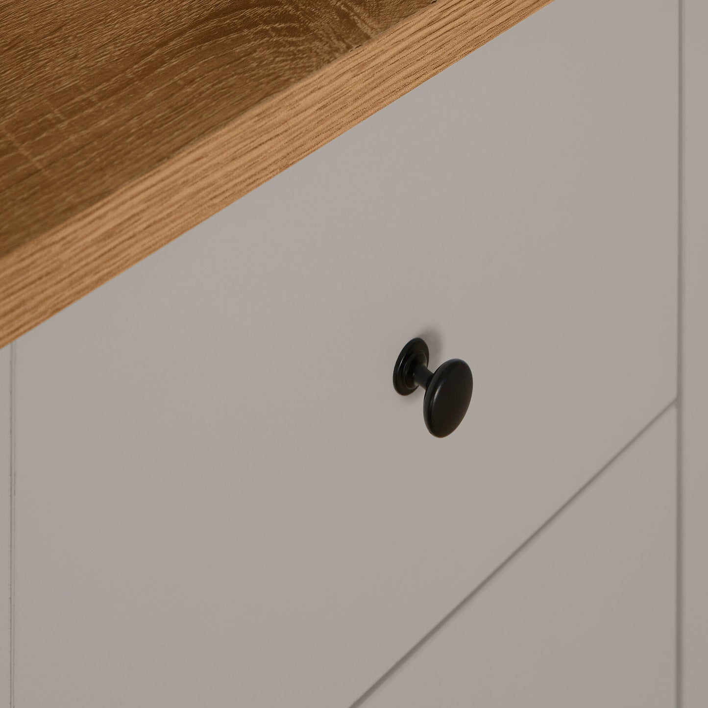 Bampton 5 Drawer Tallboy - Grey