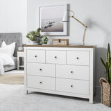 Bampton 7 Drawer Chest of Drawers - White