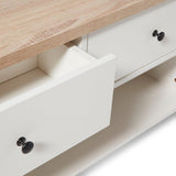 Bampton Coffee Table Alabaster White - Laura James