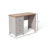 Bampton Grey Dressing Table with Drawers