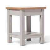 Bampton Stone Grey Side Table - Laura James
