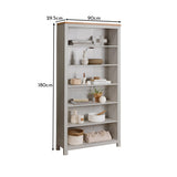 Bampton White Tall  Bookcase