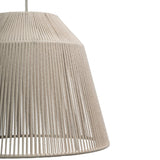 Bari White Cotton String Pendant - Laura James