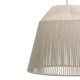 Bari White Cotton String Pendant - Laura James