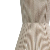Bari White Cotton String Tapered Pendant - Laura James