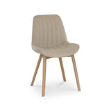 Bella Boucle Dining Chairs with Whitewash Legs - Laura James 