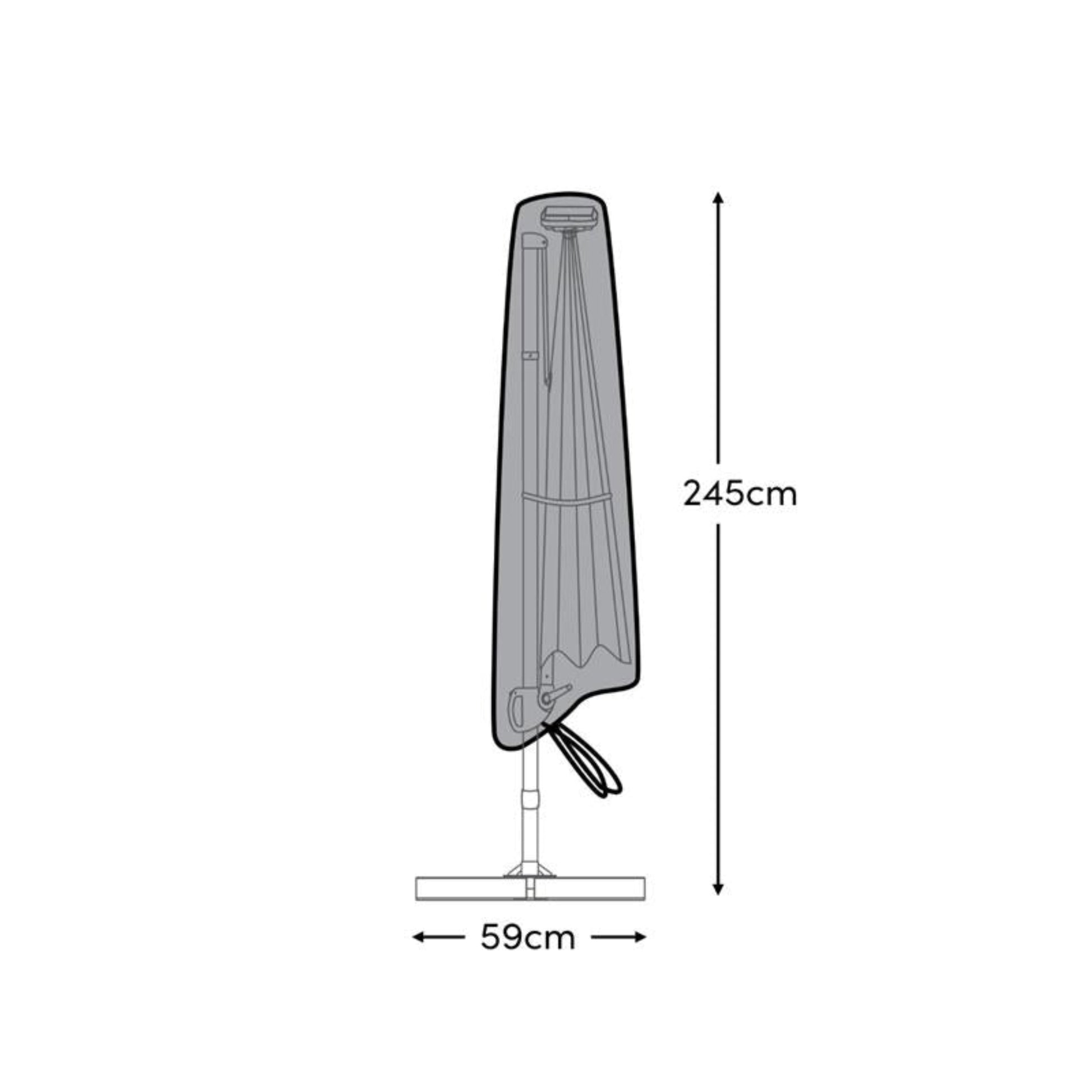 Parasol Cover 245x59x59cm - Emporio Cantilever Parasols - Laura James