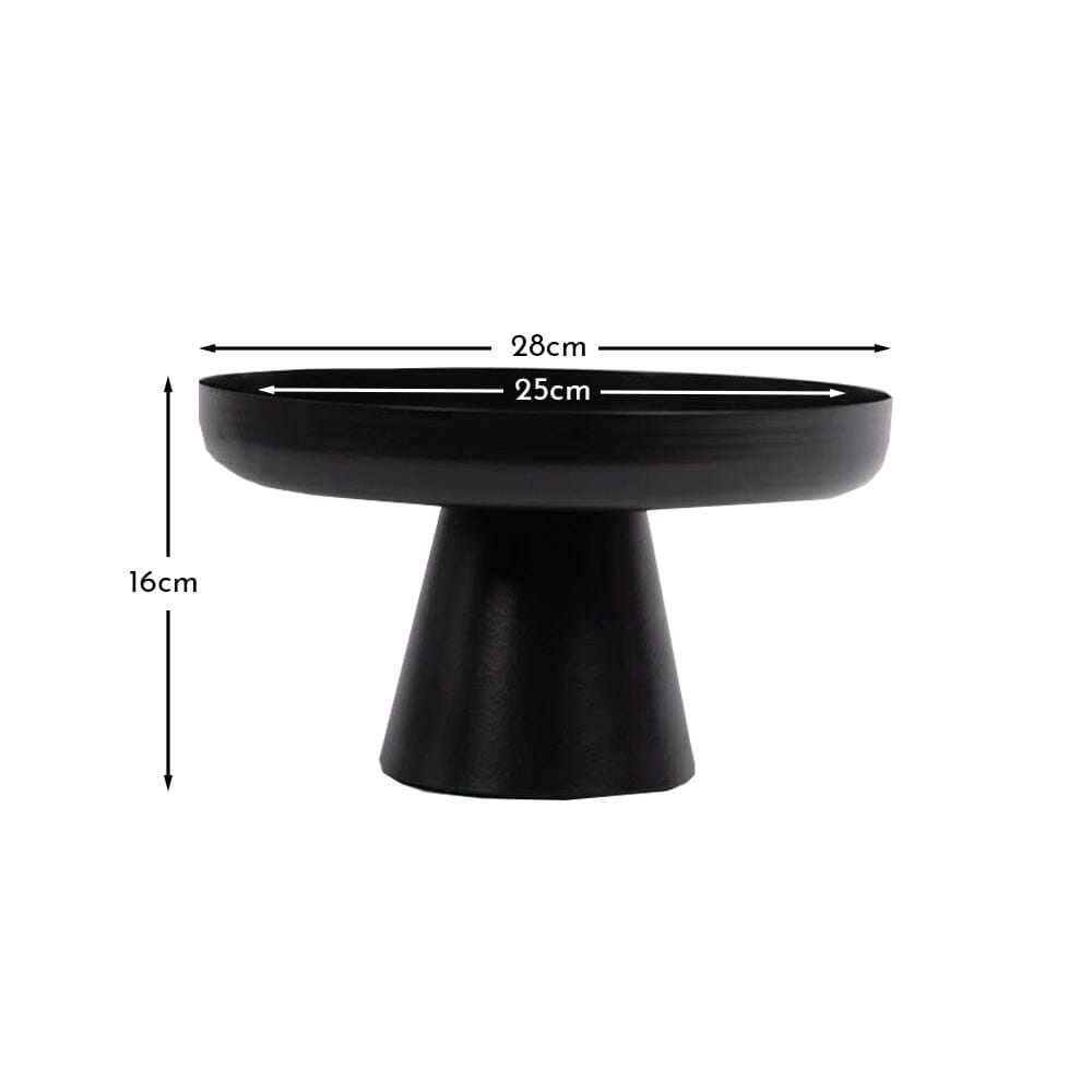 OUTLET - Boswell 28cm Tray - Black Metal
