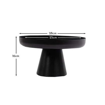 OUTLET - Boswell 28cm Tray - Black Metal