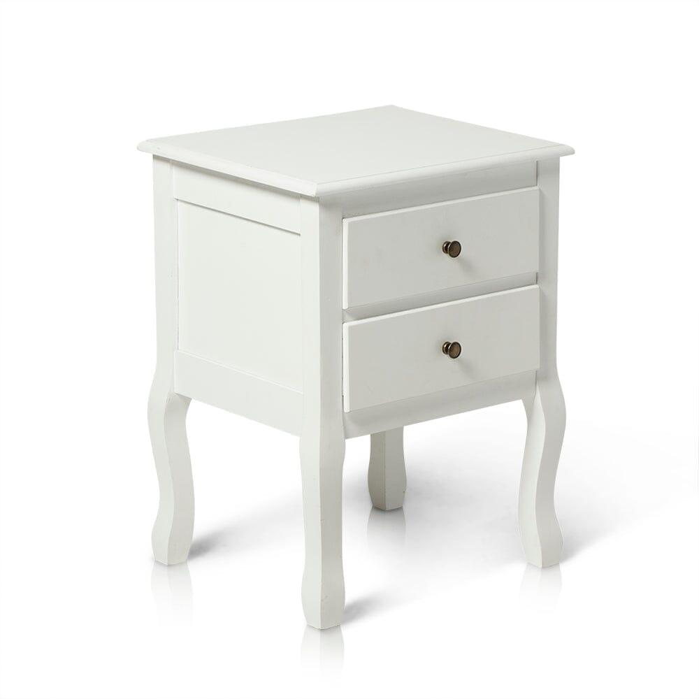 Capri Ivory Bedside Table Laura James