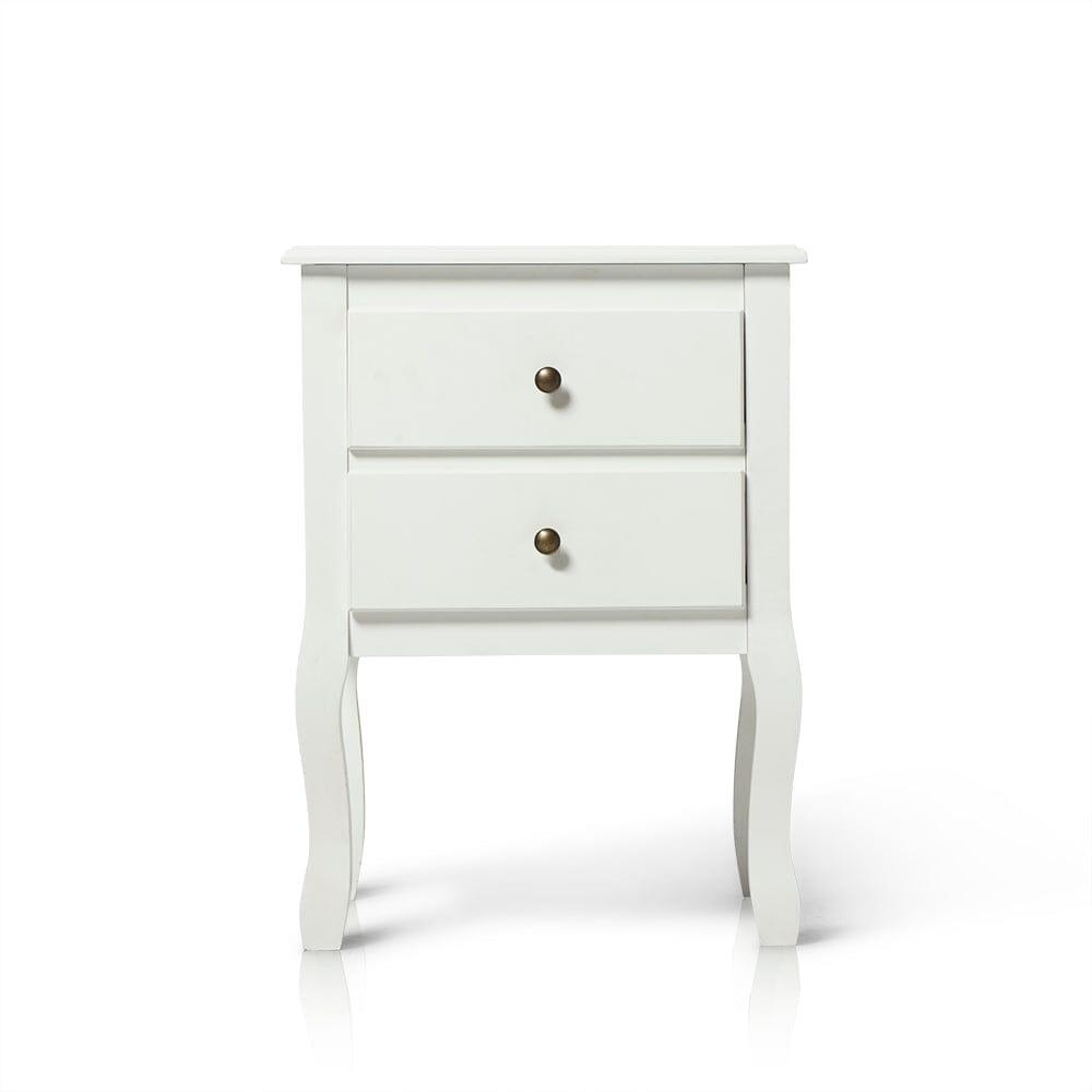 Capri Ivory Bedside Table Laura James