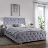 Cavill Blue King Size Bed