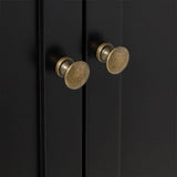 Charlie 2 Door Sideboard in Noir Black - Laura James