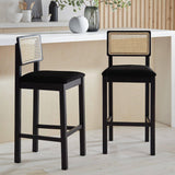 Charlie bar stool - black - Laura James