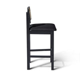 Charlie bar stool - black - Laura James