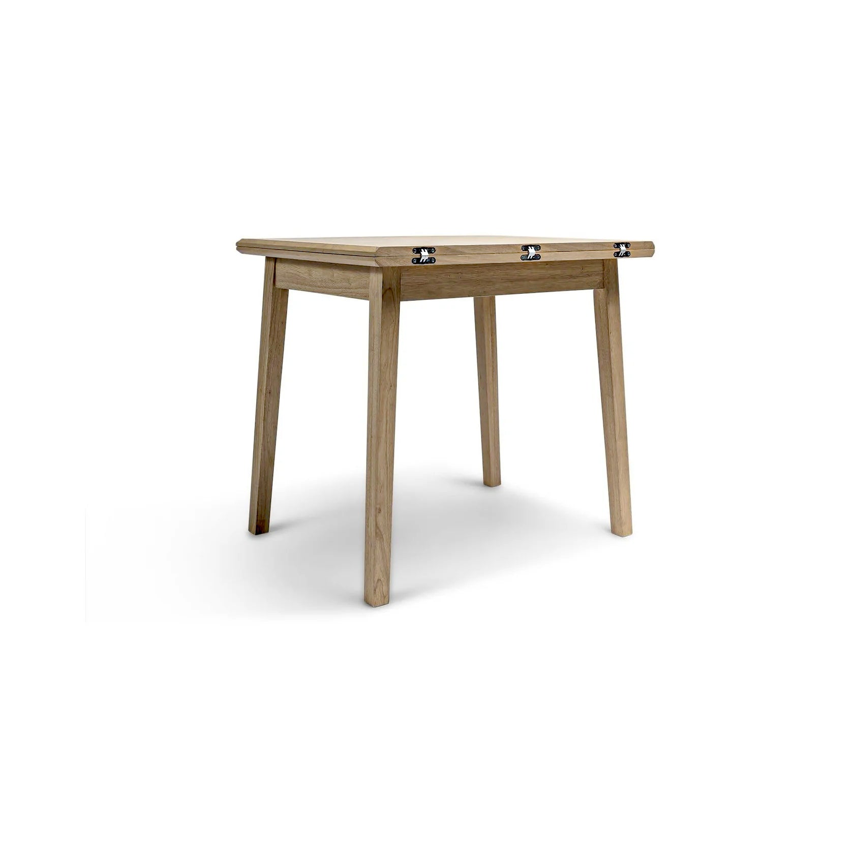 Charlie Whitewash Extending Dining Table - 65-130cm - Laura James