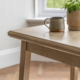 Charlie Whitewash Extending Dining Table - 65-130cm - Laura James
