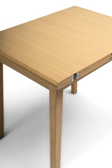 Charlie Pale Oak Extending Dining Table - Laura James