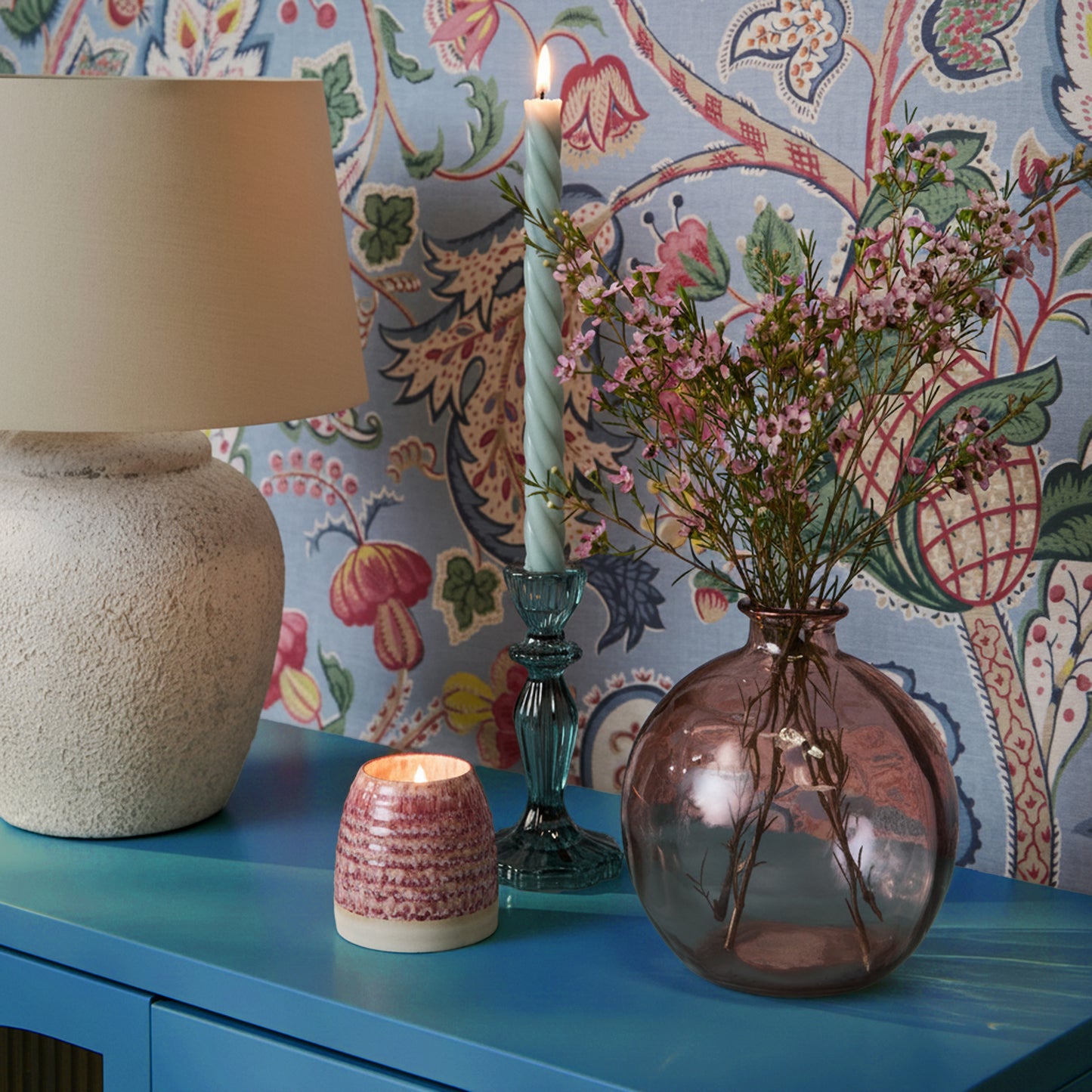 Conan 3 Door Sideboard - Lagoon Teal - Laura James