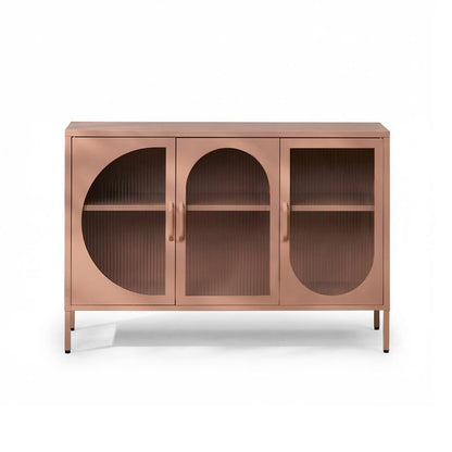 Conan 3 Door Sideboard - Blush Pink - Laura James