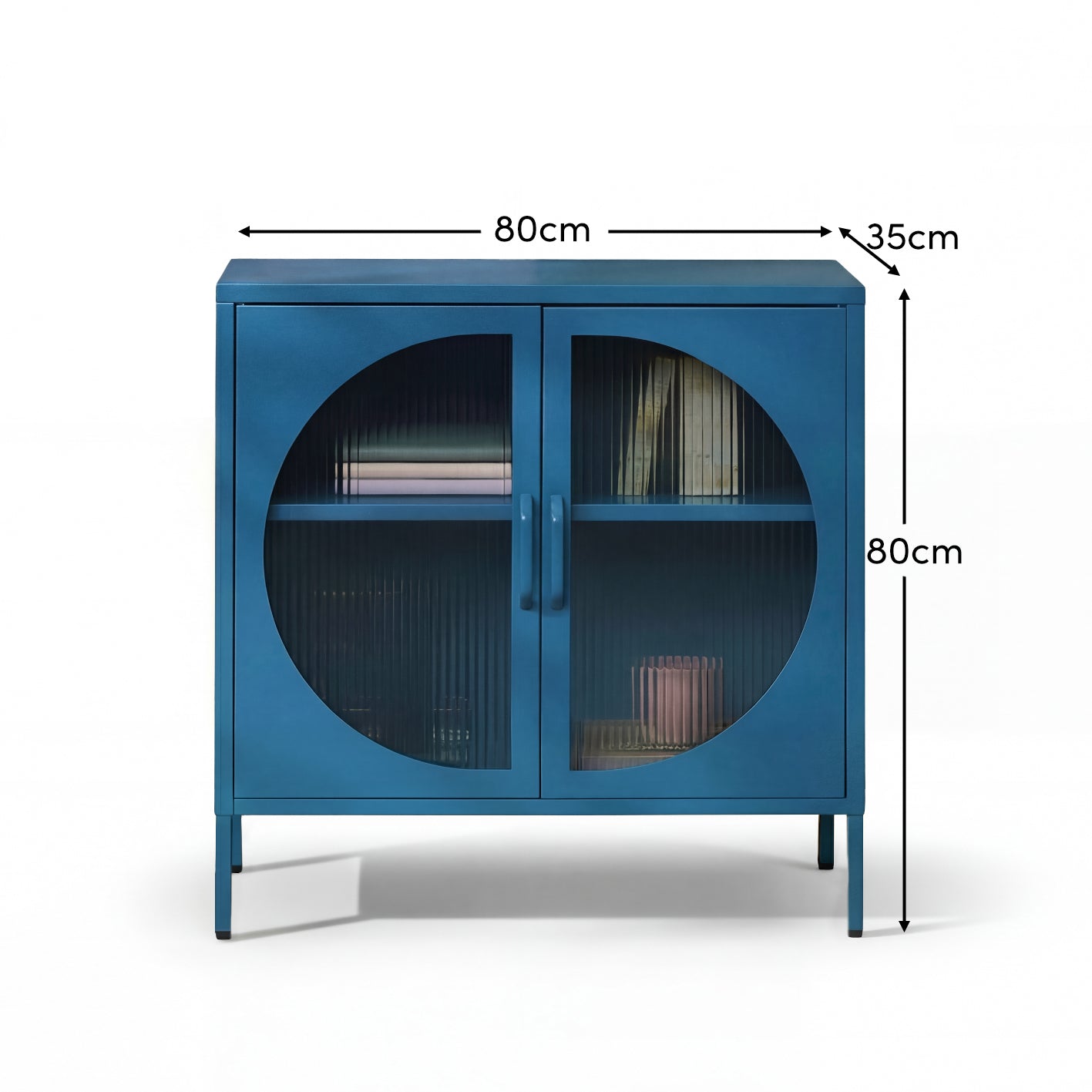 Conan 2 Door Sideboard - Lagoon Teal - Laura James