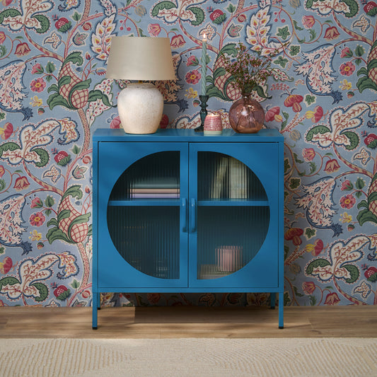 Conan 2 Door Sideboard - Lagoon Teal - Laura James