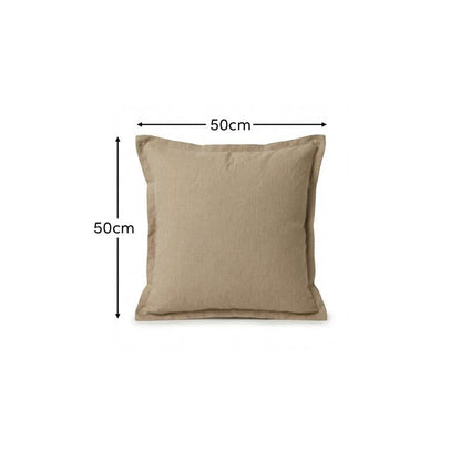 Ludlow 50x50cm Outdoor Cushion Cover - Sand - Laura James