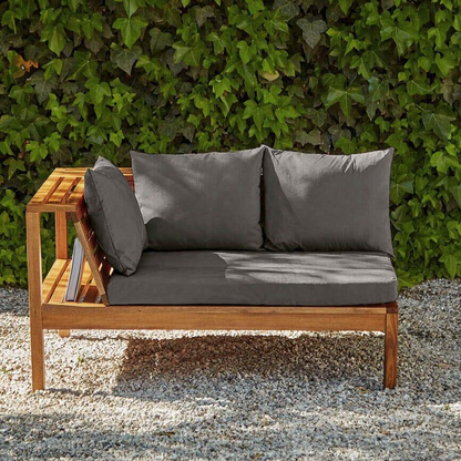 Dakota Garden Corner Sofa Cushion Covers - Grey - Laura James