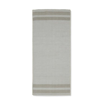 Eluru 200x60cm PET Runner Rug - Off White & Clay - Laura James 