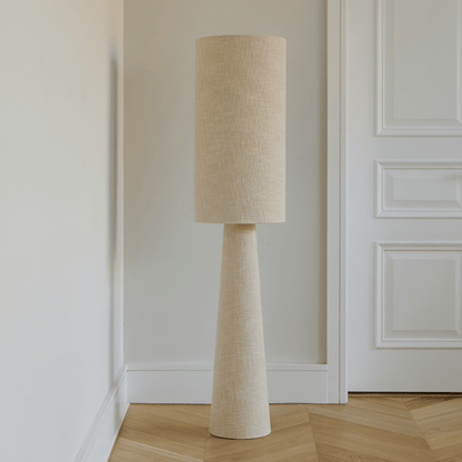 Chattendon 130cm Floor Lamp - Ivory Boucle - Laura James 