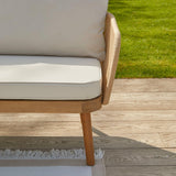 Eaden Garden Conversation Set Cushion Covers - Oatmeal - Laura James