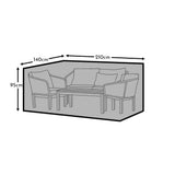 Small Conversation Set Garden Furniture Cover - Eaden - Halston - Cote - Aria - Harrelson  Indra  & Rowan Sets