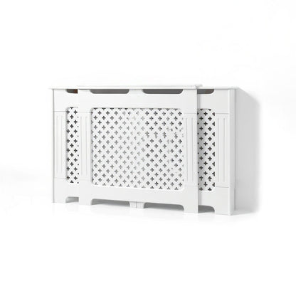 White Radiator Cover - Adjustable - Laura James